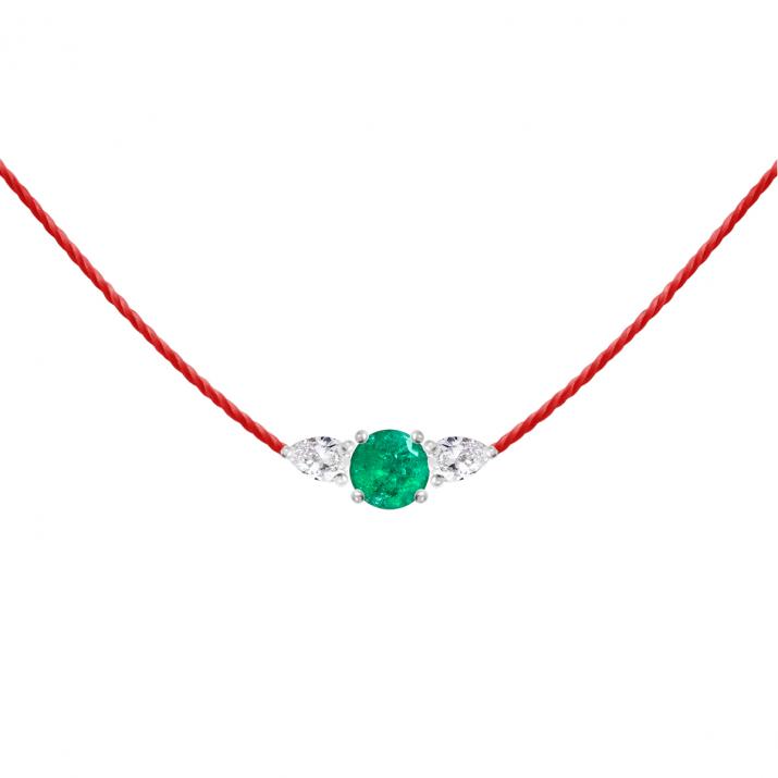 So Abby Emeraude 线项链 白金 - Redline