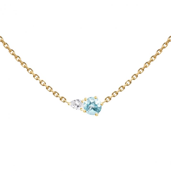 Abby Topaze 链条项链 黄金 - Redline