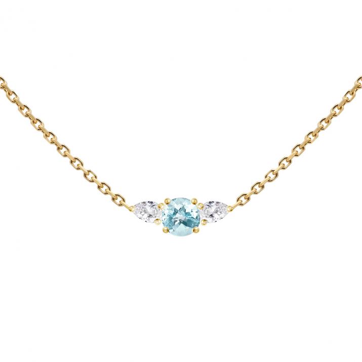 So Abby Topaze 链条项链 黄金 - Redline