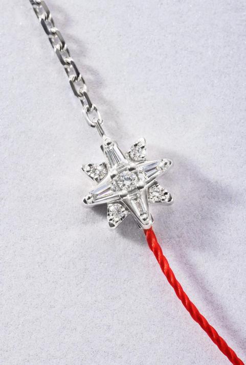 Lunova 半线半链手链白金 - Redline - 0++