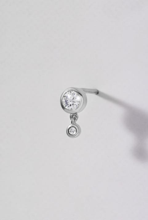 Lumina 耳环 白金 - Redline - 0++