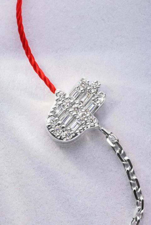 Manita 半线半链手链白金 - Redline - 0++