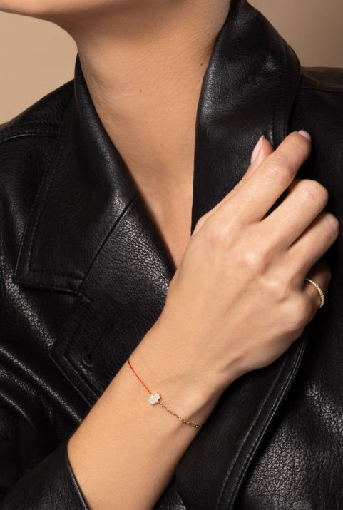 Manita 半线半链手链玫瑰金色 - Redline - 0++