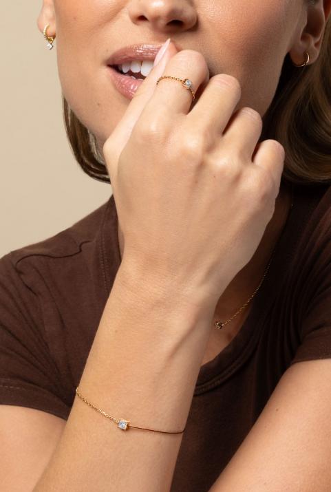 So Princesse 半线半链手链玫瑰金色 - Redline - 0++