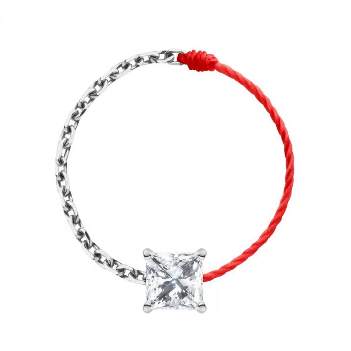 So Princesse 钢丝和链条环 白金 - Redline