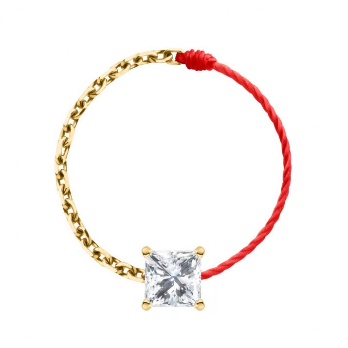 So Princesse 钢丝和链条环 黄金 - Redline