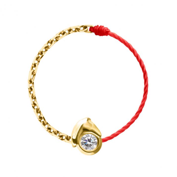 Mini Horse 钢丝和链条环 黄金 - Redline