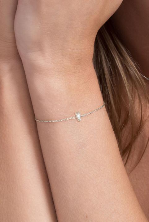 Lucky Horse 链条手镯 白金 - Redline - 0++