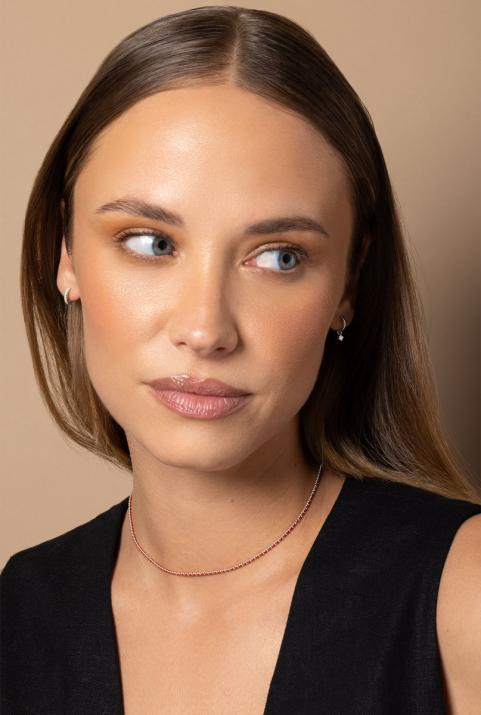 Aurore 白金绳制女士项链 - Redline - 0++