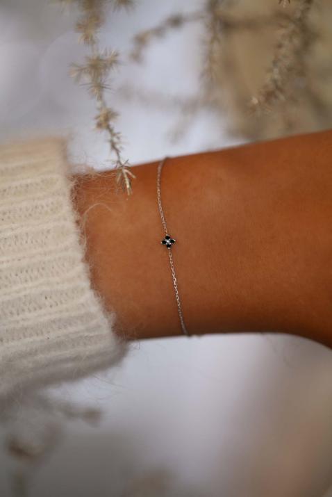 闪亮的kcolor链条手镯白金 - Redline - 0++