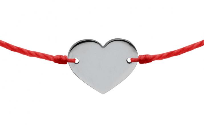 String Bracelet Joli Cœur Black Gold RedLine Jewelry - Redline