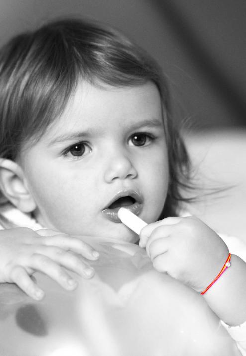 Bébé Queen Brodé 球形白金多绳儿童手链 - Redline - 0++