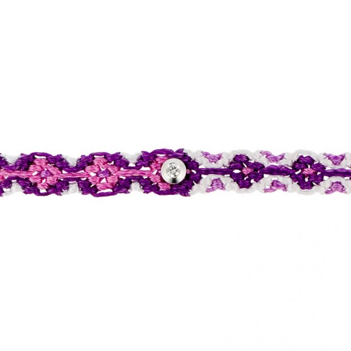 Brazilian Bracelet Bresilién Kcolor Mini Pure White Gold RedLine Jewelry - Redline - 0++