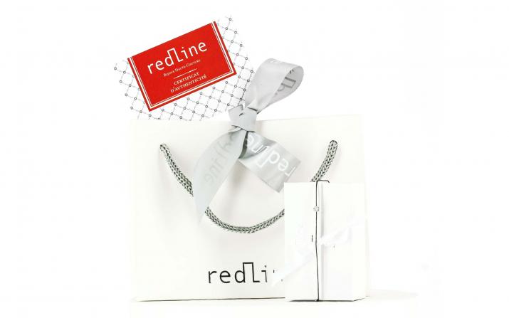 Illusion Colored Si Distingué 0.07克拉圆形钻石白金半绳半链女士手链 - Redline - 0++