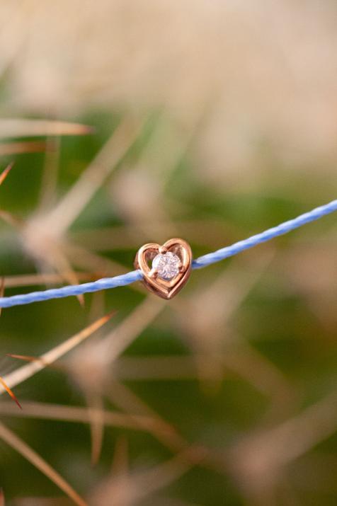 Meghan玫瑰金钻石细绳手链 - Redline - 0++