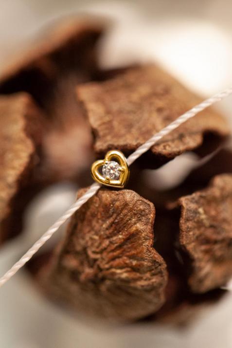 Meghan黄金钻石细绳手链 - Redline - 0++