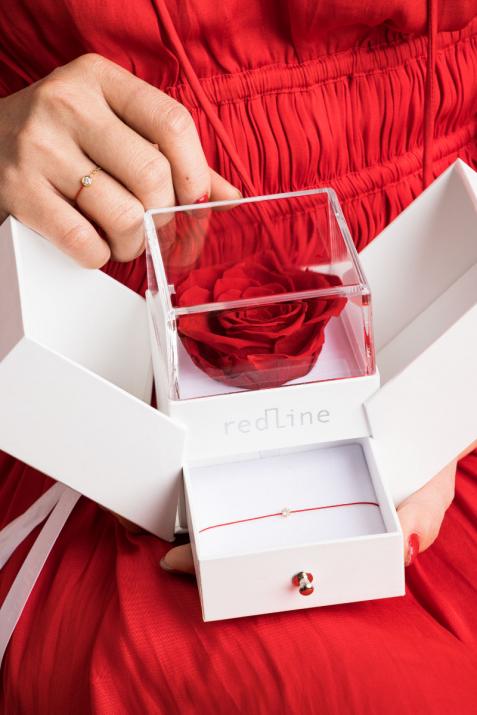 Packaging Rose 男士钢丝手链 白金 - Redline - 0++