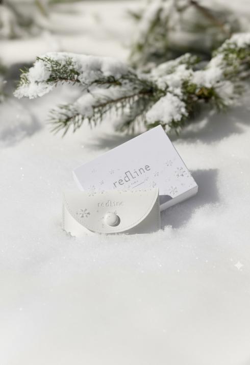 按扣首饰袋 银色雪花 压印标志 - Redline - 0++