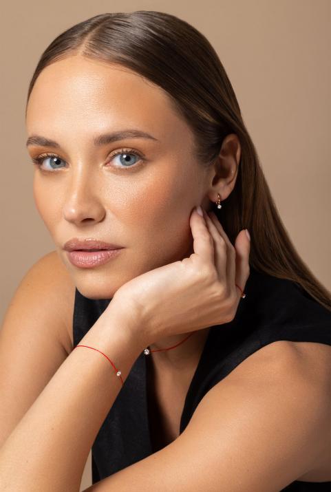 Si Joli Mini Creole Or 耳环 玫瑰金色 - Redline - 0++