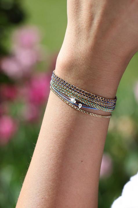 Aurore Boréale 黄金链制女士手链 - Redline - 0++