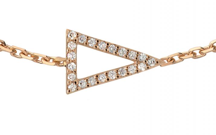 Chain Bracelet Peak Rose Gold RedLine Jewelry - Redline - 0++