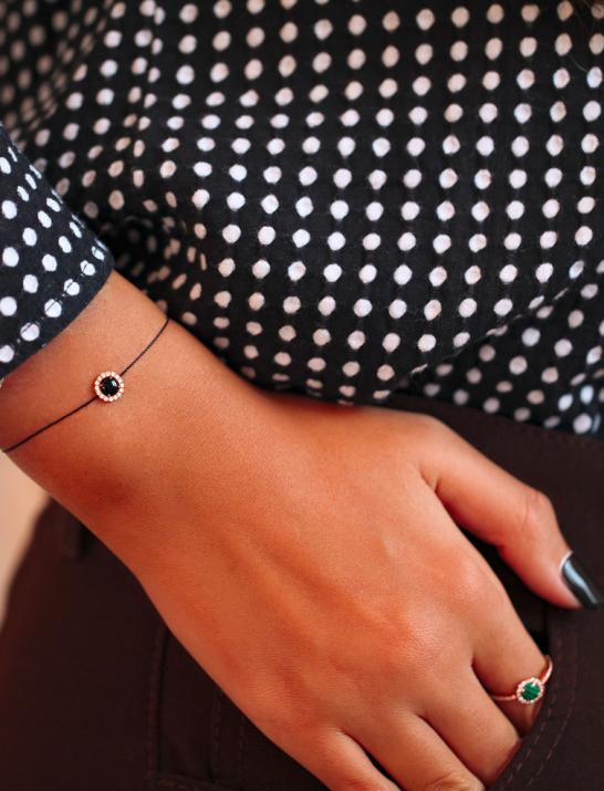 Reine Onyx手镯玫瑰金 - Redline - 0++