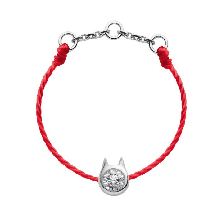 Mini pure Cat白金小猫戒指 - Redline - 0++