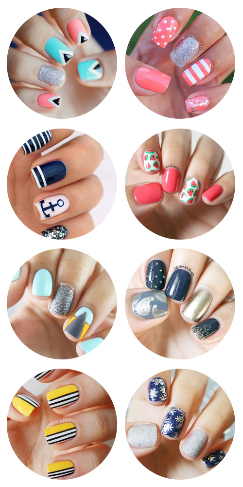 Redline nail art Redline nail art