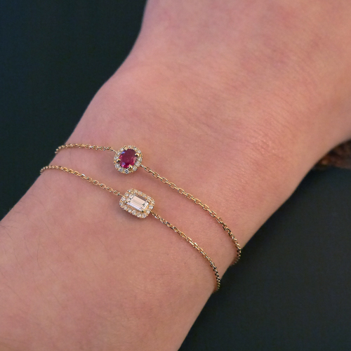 Redline bracelet rubis diamant
