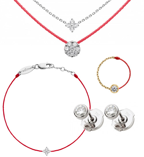 bijoux redline diamant rouge