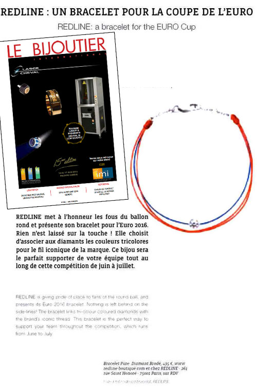 Redline à l’honneur dans Le Bijoutier ! Redline à l’honneur dans Le Bijoutier !