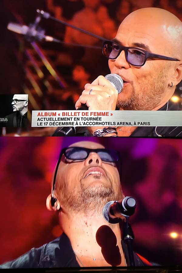 Pascal obispo en Redline collier homme pascal obispo