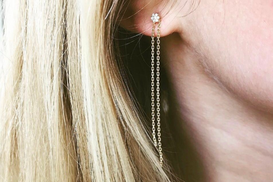 Les boucles d'oreilles sont de sorties chez Redline