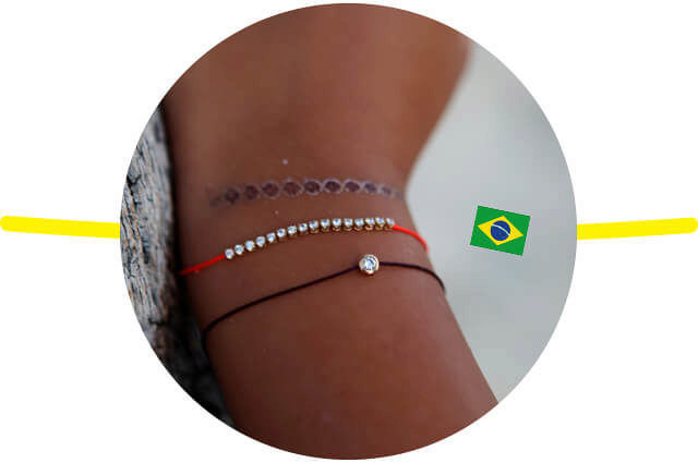 巴西姑娘色彩缤纷的气质