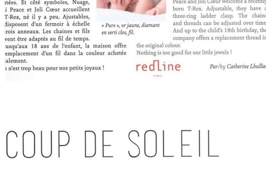 RedLine dans le magazine Le Bijoutier